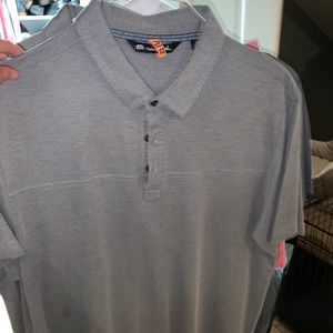 Grey Golf Shirt- Travis Mathews